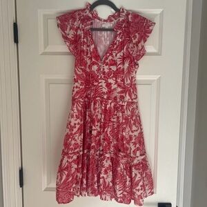ANNA CATE Aimee Red Floral Dress